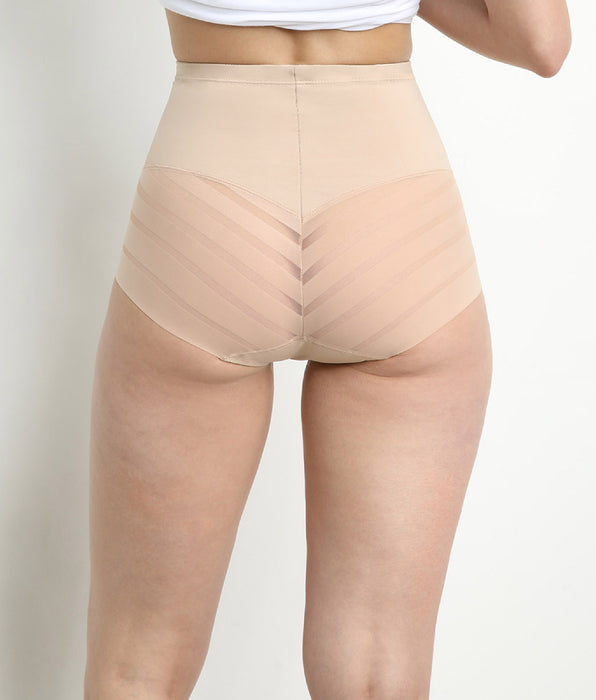 DIM DIM Silhouette Elegance hoge taille Buikcorrigerende slip huidskleurig