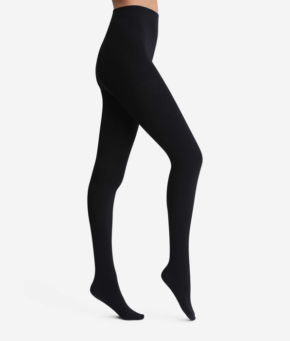DIM Collant chaud noir Thermo Polaire 143D