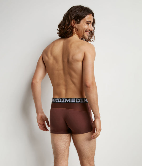 DIM Set van 2 Kaki 3D Flex Air ademende boxershorts van katoen en lycra voor Heren