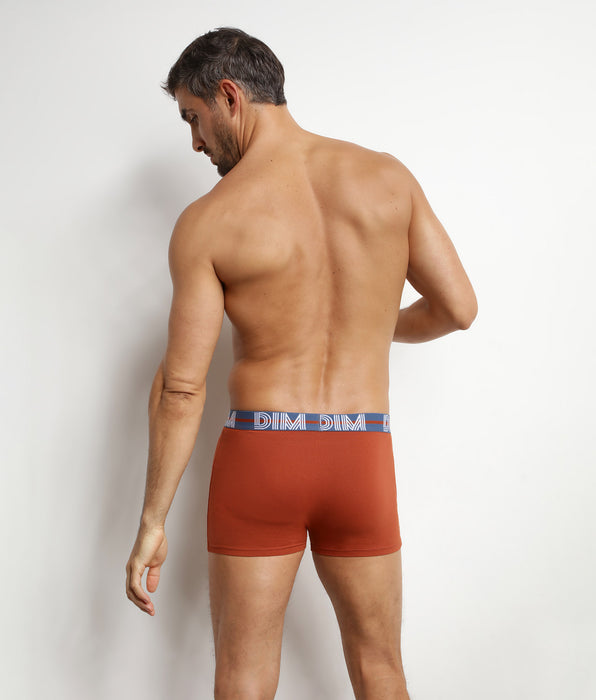 DIM Lot de 3 boxers homme noir ceinture graphique Cosmos Powerful