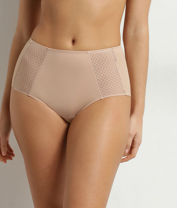 DIM Dim Silhouette Essentiel Nude Tummy Briefs met hoge taille