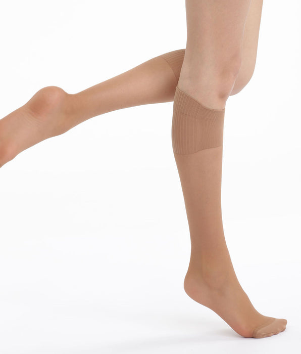 DIM Lot de 2 mi-bas cannelle Absolu Flex 20D
