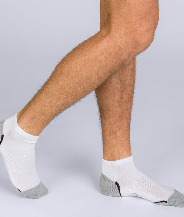 DIM Lot de 3 socquettes blanches sport sneakers Homme Dim Sport