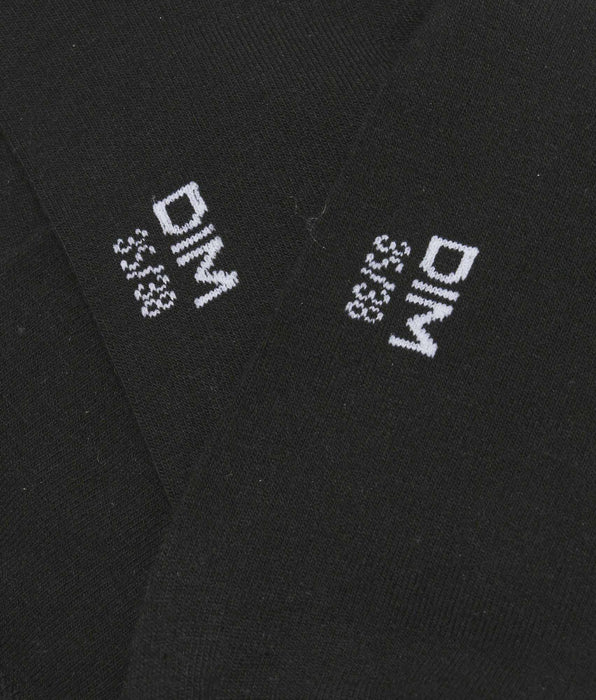 DIM Lot de 2 paires de chaussettes femme en viscose Noire Dim Bambou