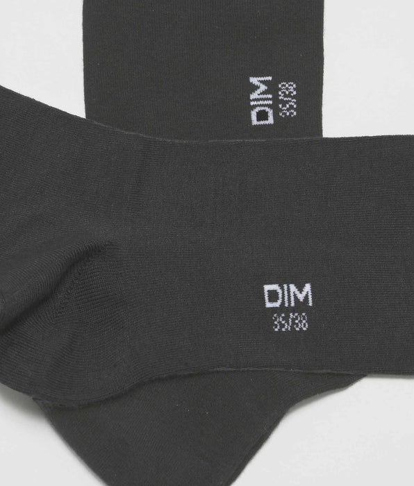 DIM Set van 2 paar dames kousen van viscose Antraciet Dim Bamboo