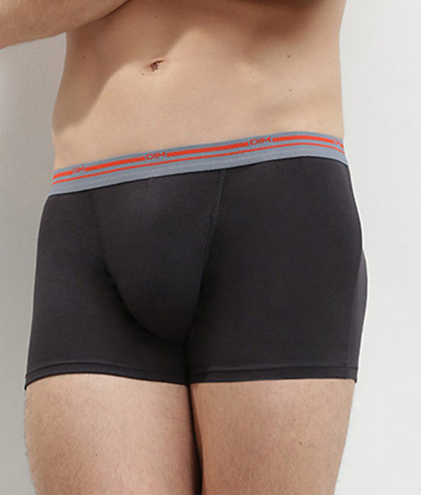 DIM Lot de 3 boxers coton stretch Noir pour homme Daily Colors