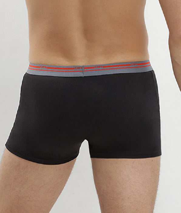 DIM Lot de 3 boxers coton stretch Noir pour homme Daily Colors