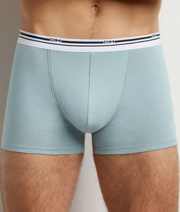 DIM Set van 3 heren boxershorts van Cotton Stretch Blauw Grijs Klassieke Kleuren