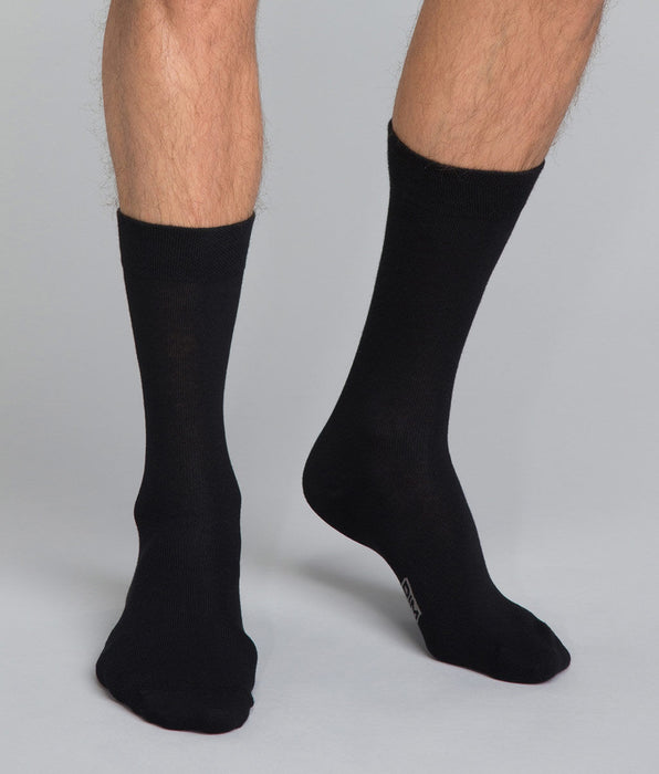 DIM Mi-chaussettes coton X3 noir Homme Basic Coton