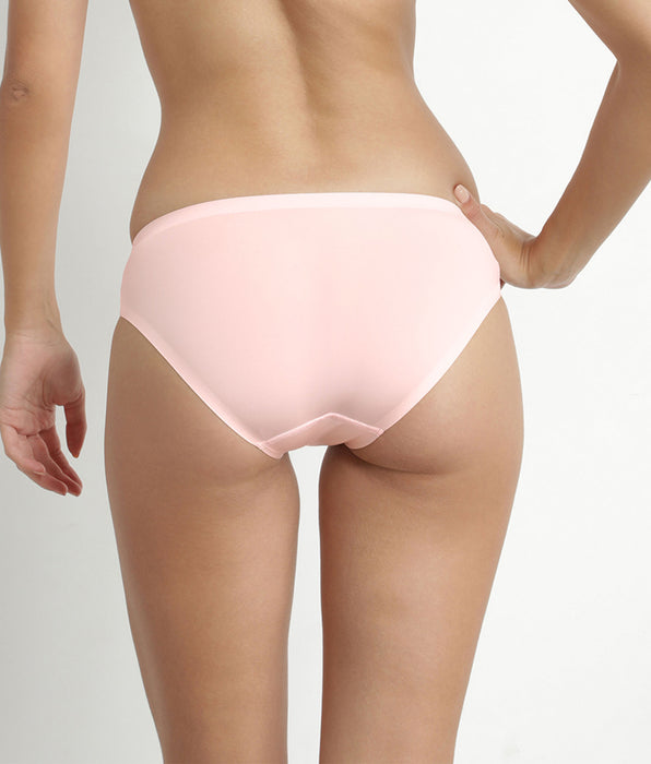 DIM DIM InvisiFree ballerina roze slip van microvezel