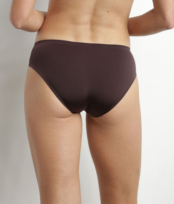DIM Culotte en microfibre marron précieux InvisiFree de Dim