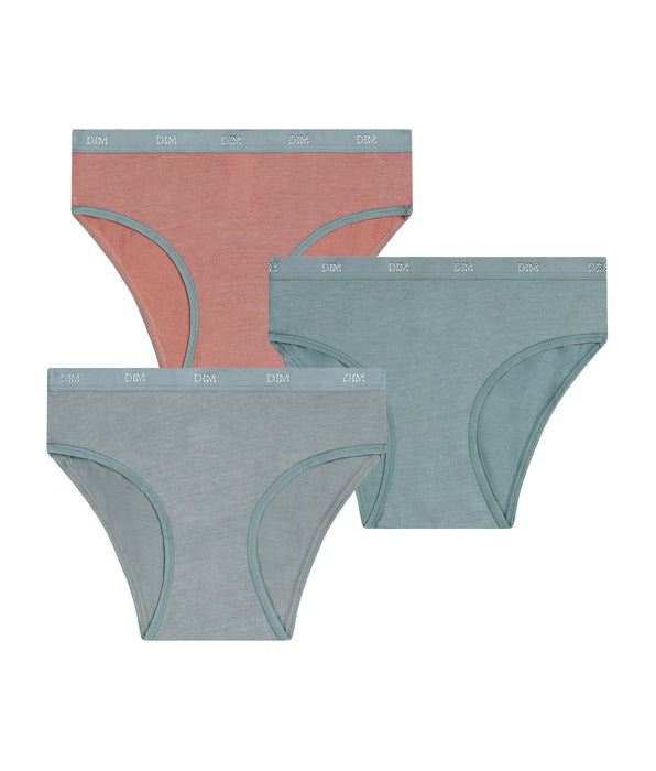 DIM Les Pockets Ecodim Kids 3-pack kleislip voor meisjes