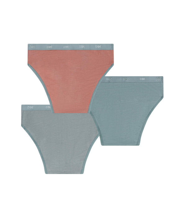 DIM Les Pockets Ecodim Kids 3-pack kleislip voor meisjes