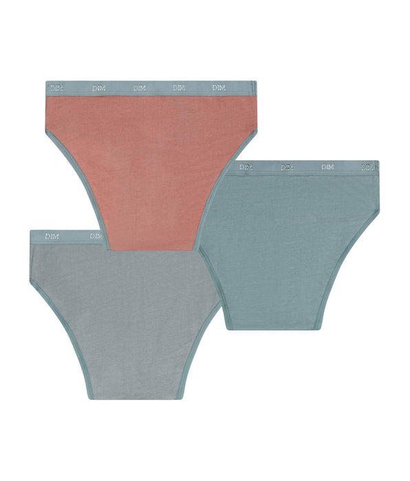 DIM Les Pockets Ecodim Kids 3-pack kleislip voor meisjes