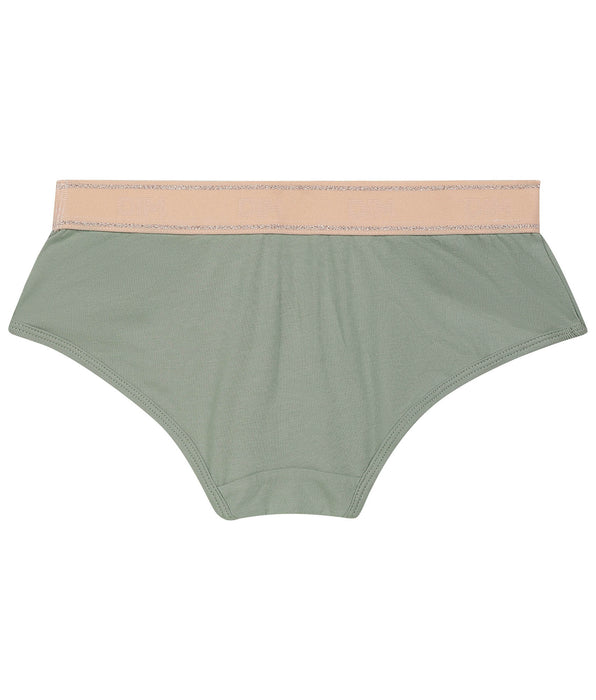 DIM Shorty fille Vert Sauge et Rose Dim Sport