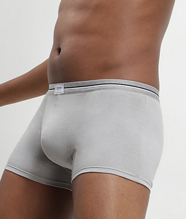 DIM Lot de 3 boxers Homme Ultra Resist Coton Stretch Bleu Jean Gris