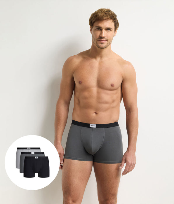 DIM Lot de 3 boxers homme hiver Ultra Resist