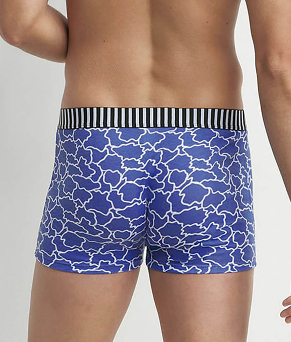 DIM Set van 3 Heren Blauw Zwarte Wolken Boxershorts Dim Vibes