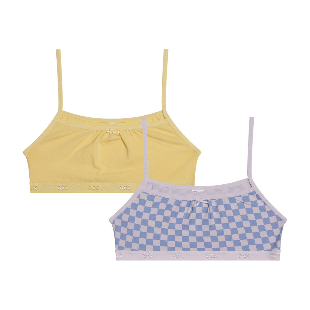 Shorty Sport Dim Fille - 95% Coton 5% élasthanne - Confort Et Maintien - Pour Activités Sportives