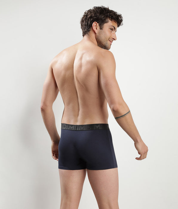 DIM Heren boxershort van modaal katoen met zwarte tailleband Midnight Blue DIM Classic
