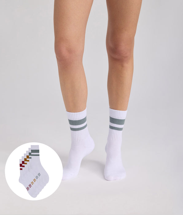 DIM Lot de 3 chaussettes femme coton EcoDIM Sport
