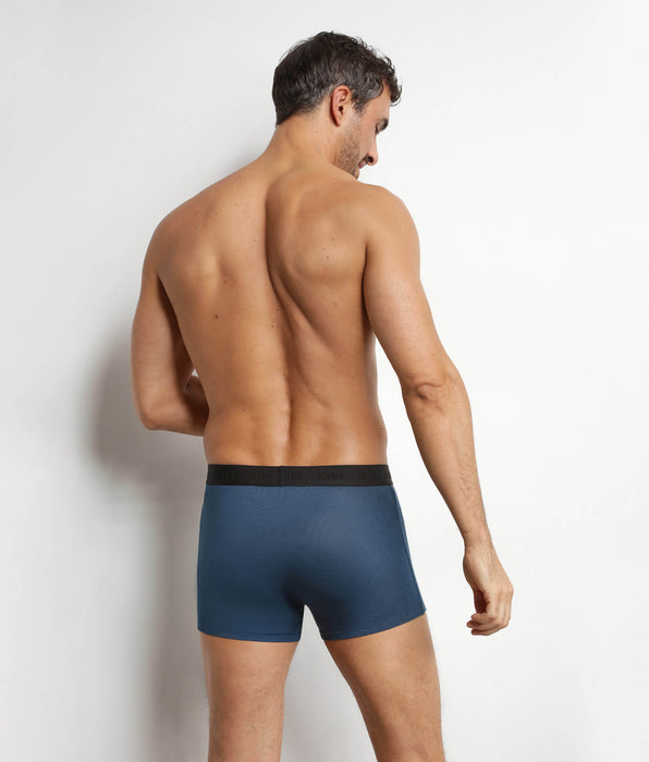 DIM Blauwe Fjord piqué katoenen modal boxerslip Dim Smart