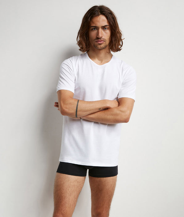 DIM Lot de 2 Tshirts homme thermorégulateur à col rond blanc Regul Activ