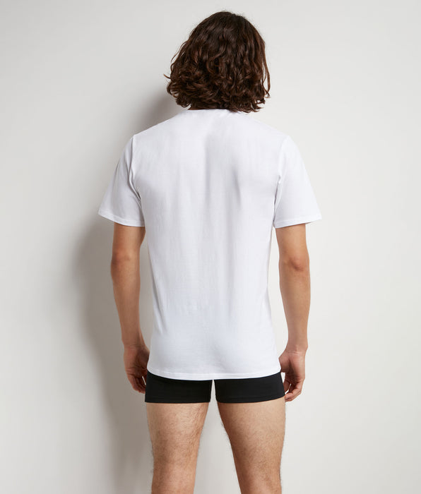DIM Lot de 2 Tshirts homme thermorégulateur à col rond blanc Regul Activ