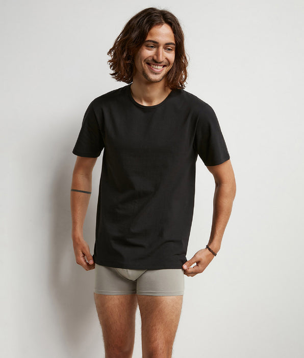 DIM Set van 2 Activewear Heren Thermo-Regulerende Ronde Hals T-shirts in Zwart