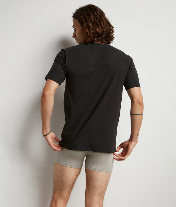 DIM Set van 2 Activewear Heren Thermo-Regulerende Ronde Hals T-shirts in Zwart