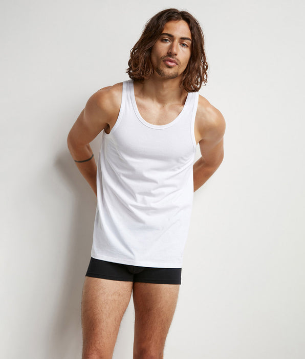 DIM Lot de 2 débardeurs homme thermorégulateur en coton Blanc Regul Activ