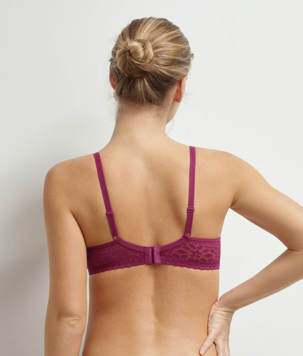 DIM Daily Dentelle bessen gebloemde kanten beugelbeha