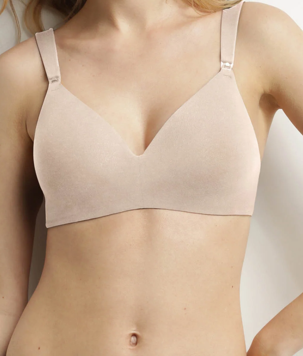 DIM Soutien-gorge d’allaitement en jersey coton chair Dim Maternité