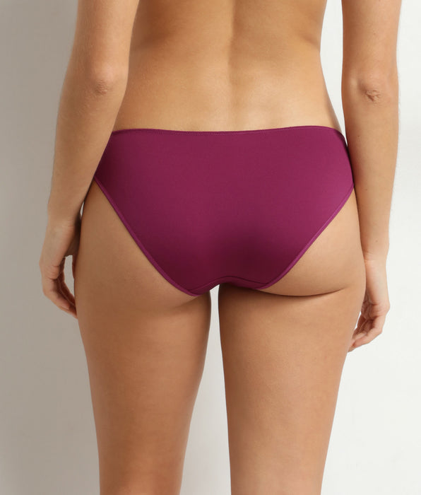 DIM Culotte femme dentelle et résille florale Fruits des Bois Dim Féminine