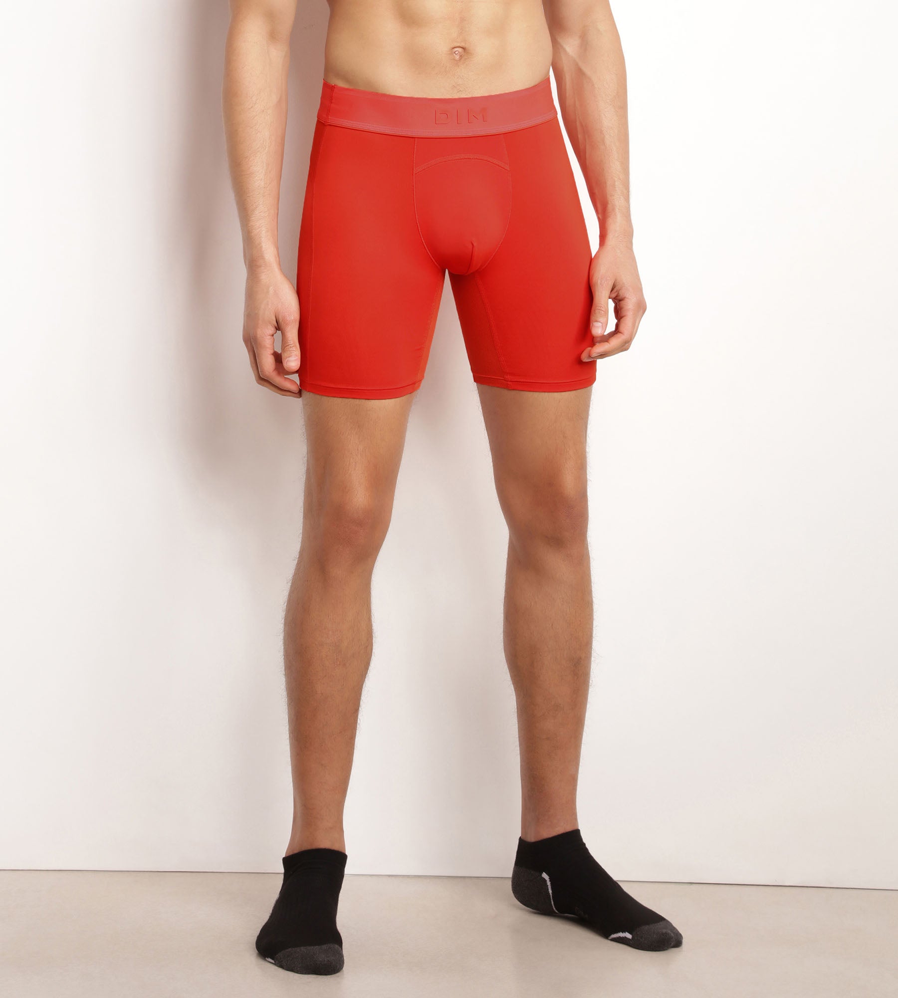 Lange boxershort voor heren Oranje Dim Move