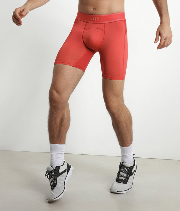DIM Heren lange boxershort van microvezel en mesh Red Alert DIM Move