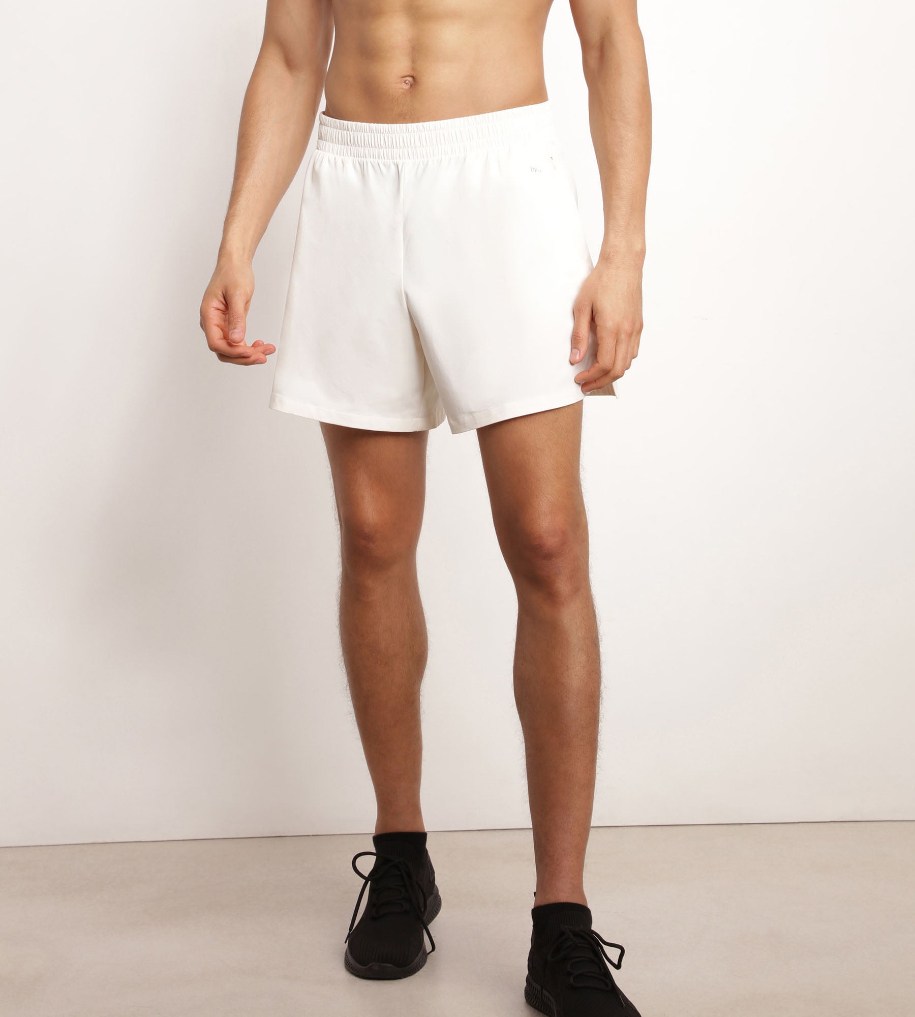 Heren sportshorts in ademende stof Ecru DIM Move