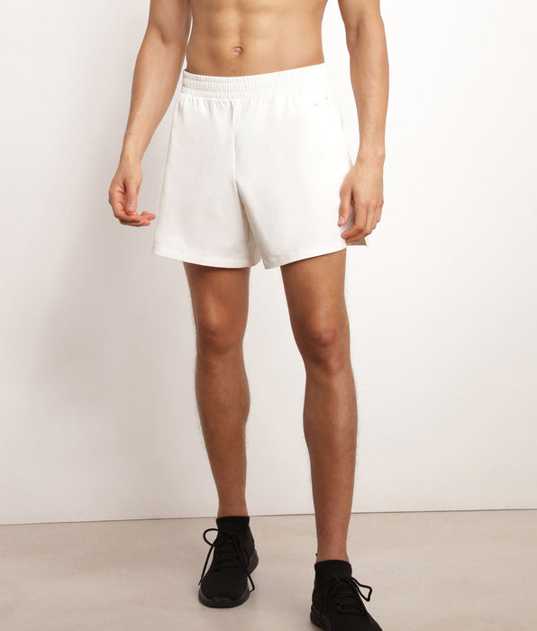 DIM Heren sportshorts in ademende stof Ecru DIM Move