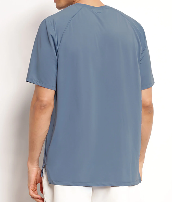 DIM Heren ademend sport T-shirt Blue Jean DIM Move