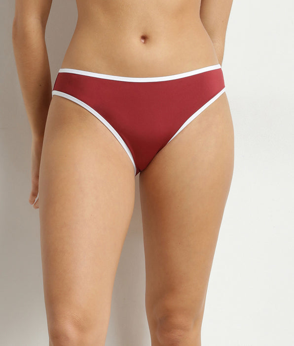 DIM Dim Timeless Rood Dames Zwemshortje