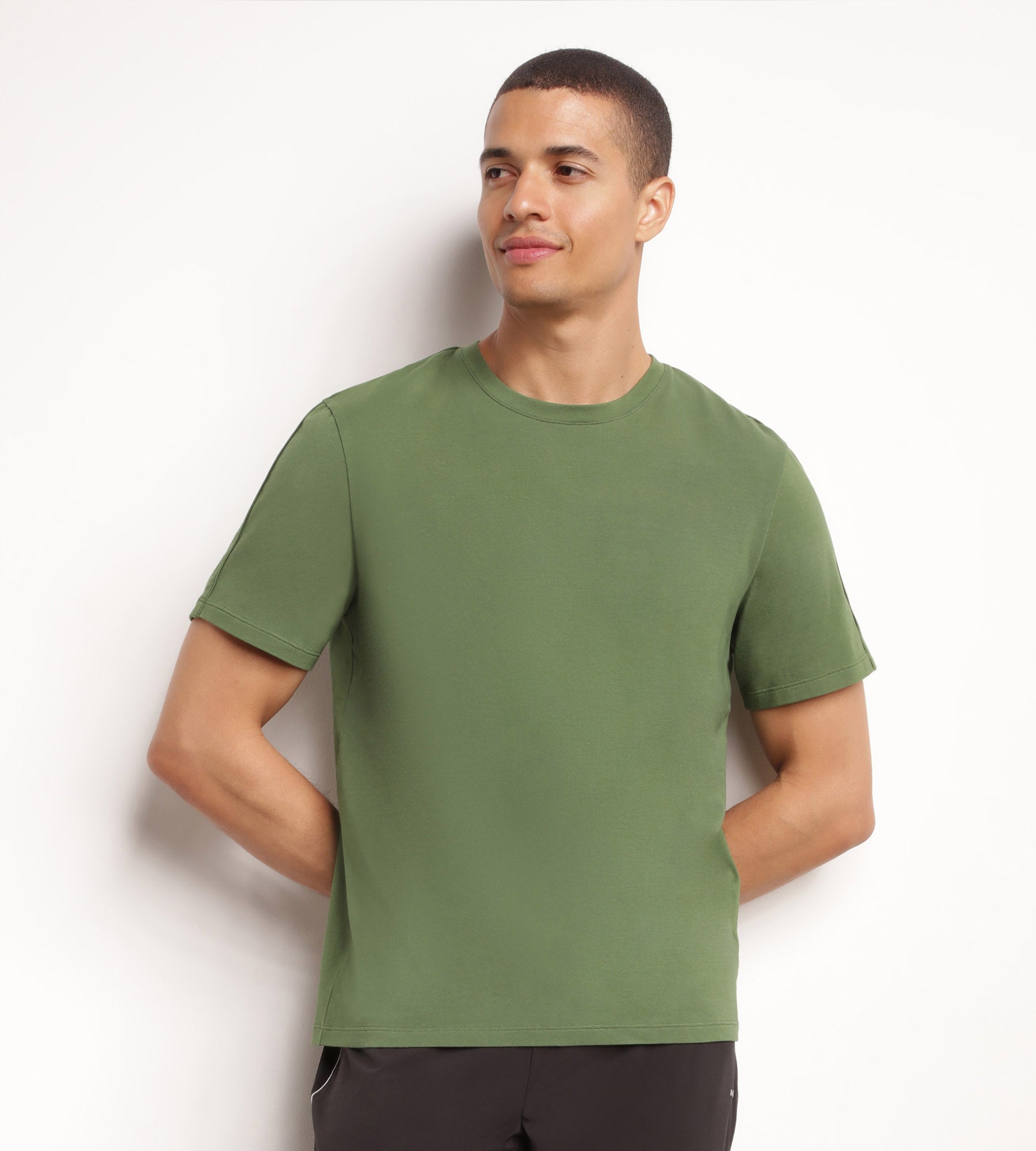 T-shirt Thermique Homme DIM - Manches Courtes Col Rond - Coton Stretch Pour Hiver - 8