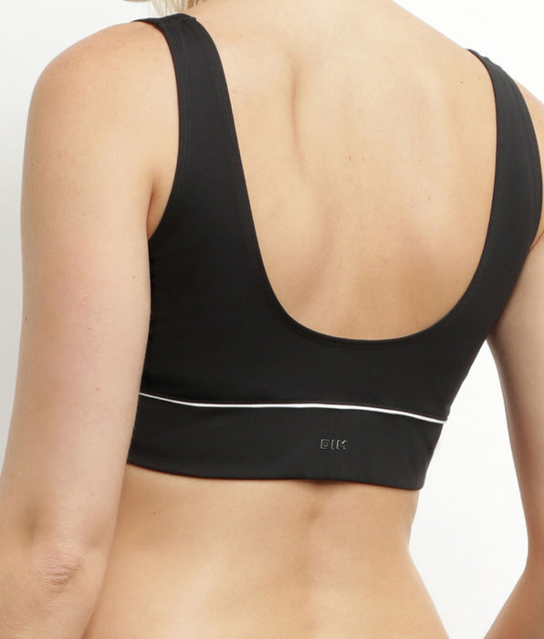DIM Haut de maillot de bain femme en microfibre Noire Dim Move