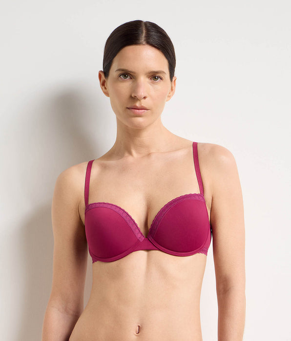 DIM Soutien-gorge corbeille paddé framboise intense Daily Micro