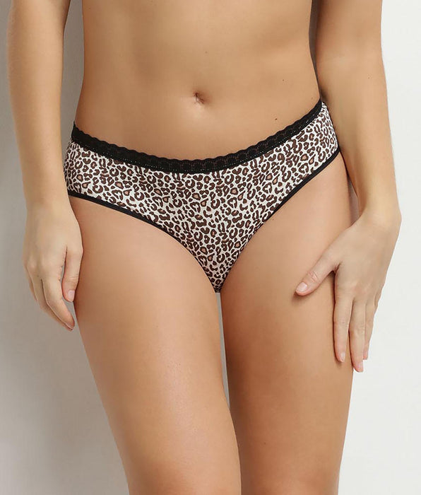 DIM Culotte femme en microfibre léopard Dim Daily Micro