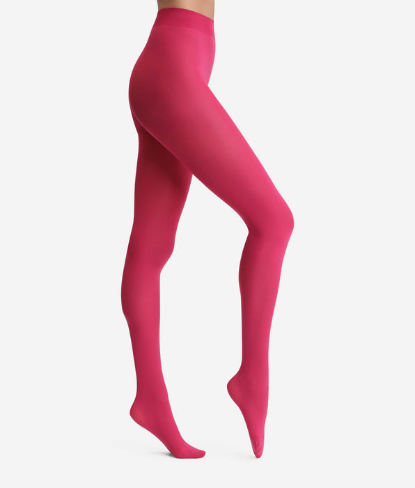 DIM Fuchsia ondoorzichtige panty 50D Dim x Inès de la Fressange
