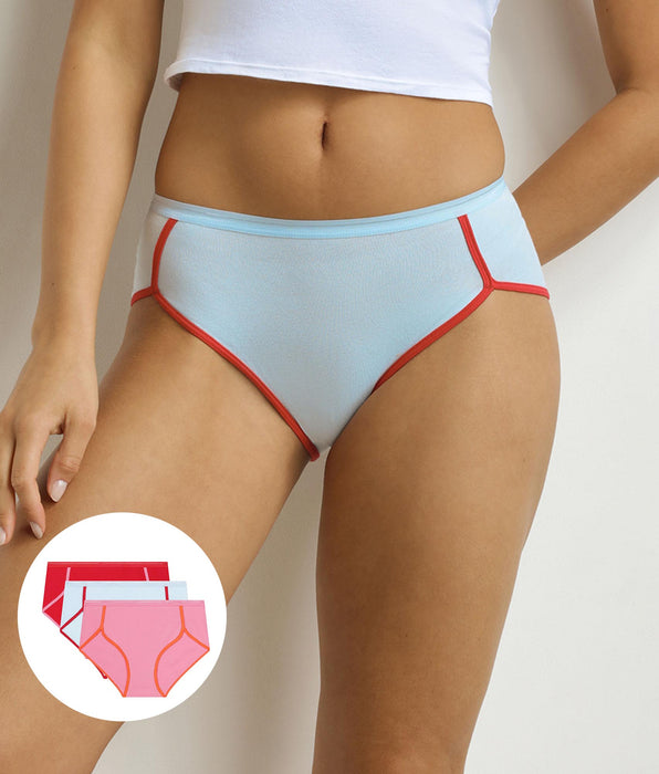 DIM Set van 3 Dim x Inès de La Fressange damesboxershorts