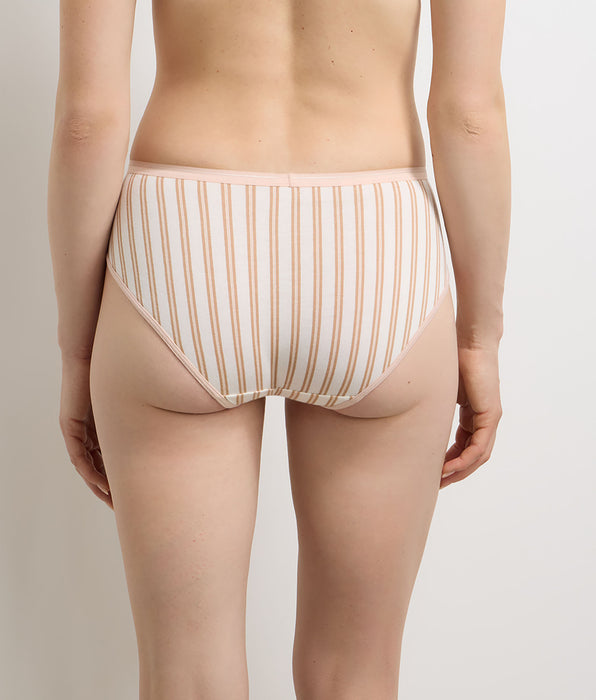 DIM Set van 3 shorty's met decoratieve elastische band in bloemblauw van Dim x Ines de la Fressange