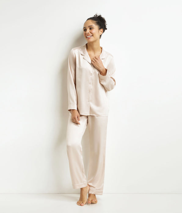 DIM Pyjamabroekset voor dames Beige Don't Disturb