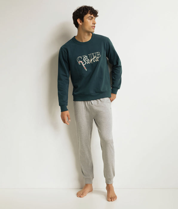 DIM Pyjamabroeken voor heren Grijs Groen Dim