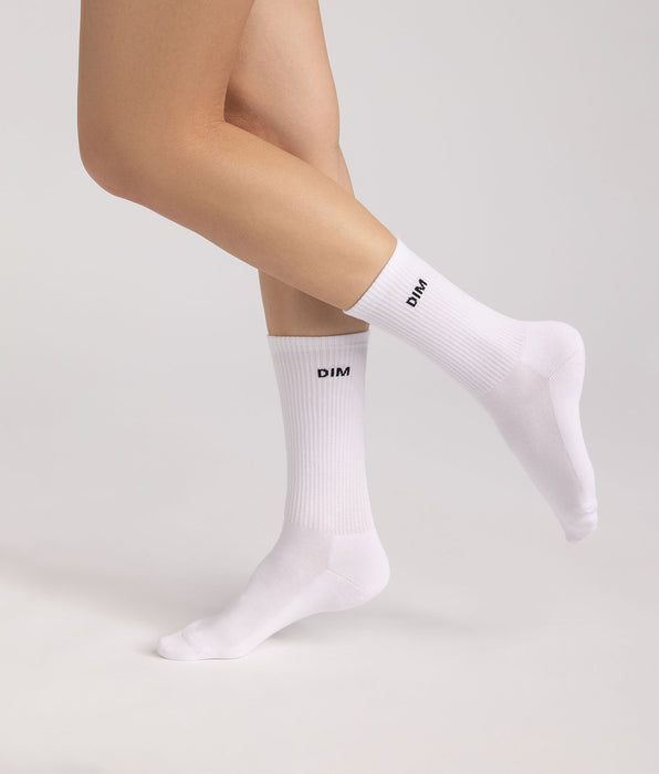 DIM Set van 3 witte Original sportsokken voor dames